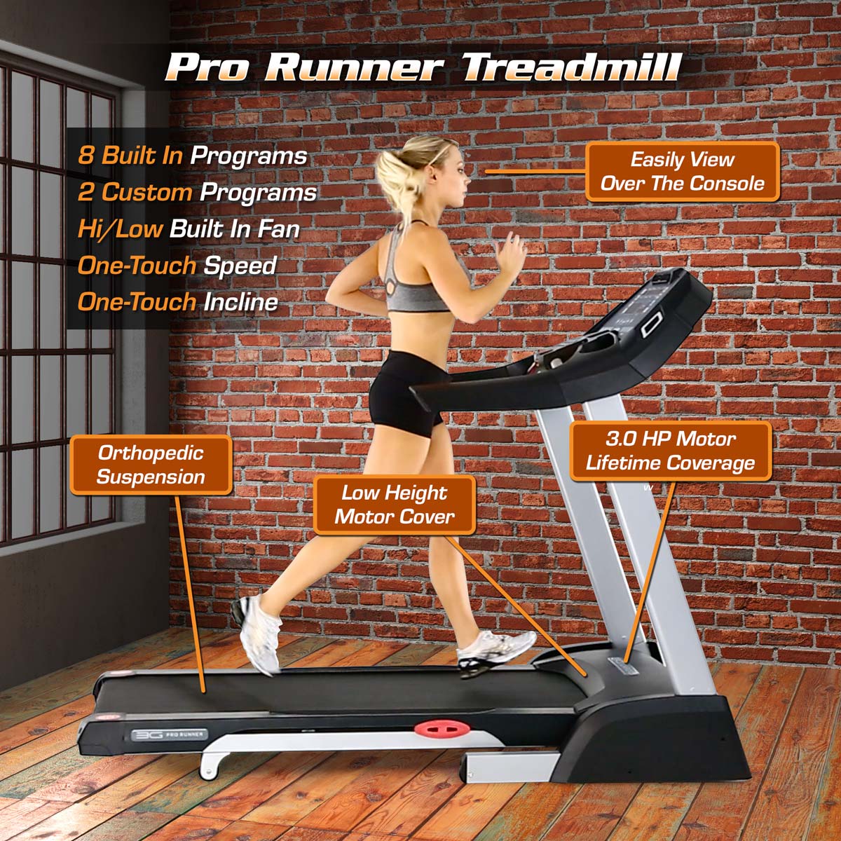 3G Cardio Pro Runner Treadmill 3G Cardio Pro Runner Treadmill