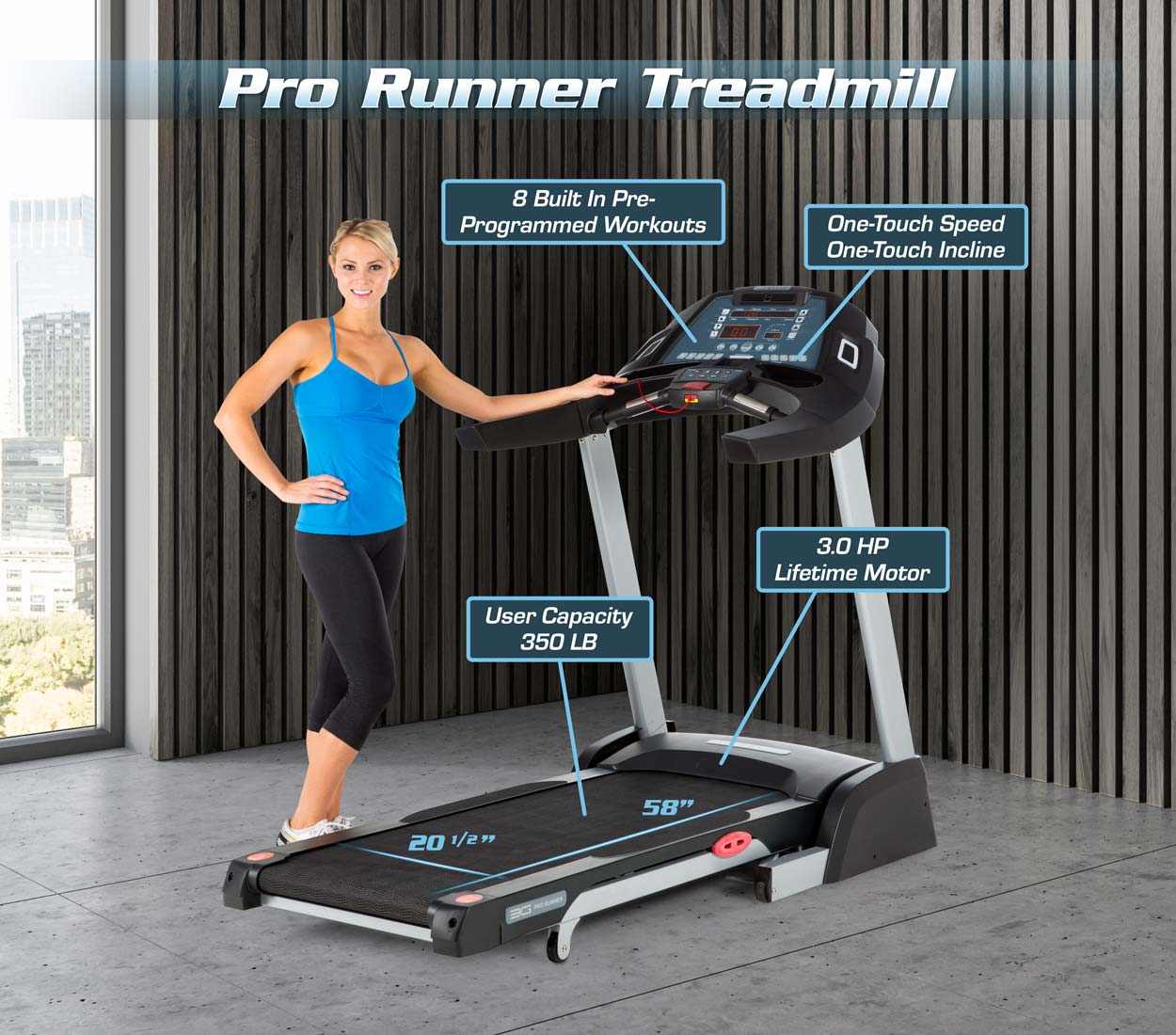 3G Cardio Pro Runner Treadmill 3G Cardio Pro Runner Treadmill