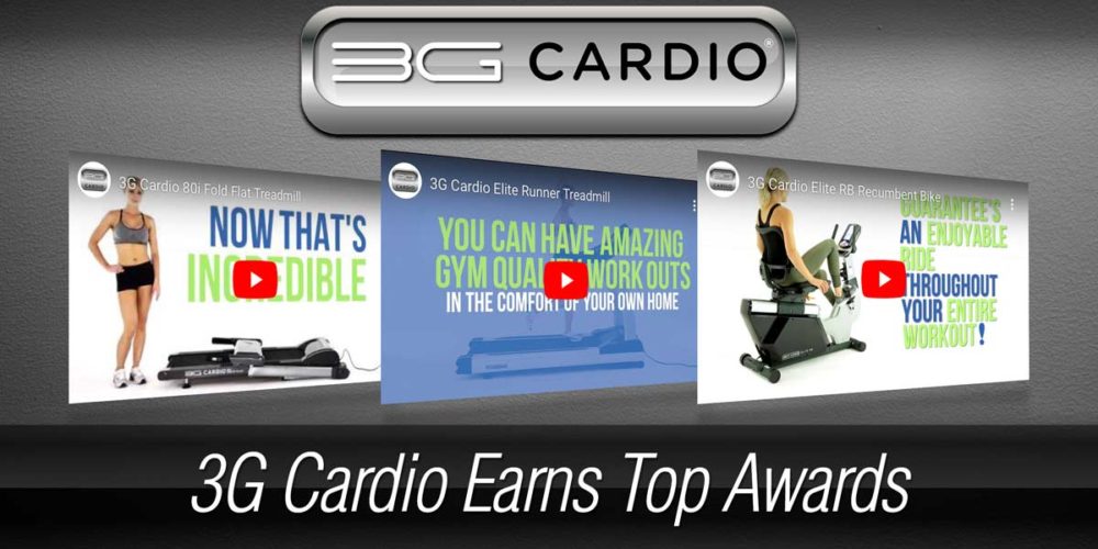 3G Cardio earns top awards for treadmills, exercise bikes, vibration trainers