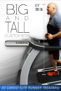 Big And Tall Customers Can Get a Comfortable Workout On 3G Cardio Elite Runner Treadmill Big And Tall Customers Can Get a Comfortable Workout On 3G Cardio Elite Runner Treadmill